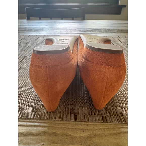 prada orange suede kitten heel - Picture 7 of 7